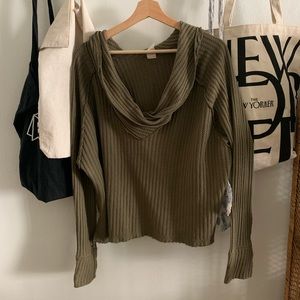 Free people cowl neck top